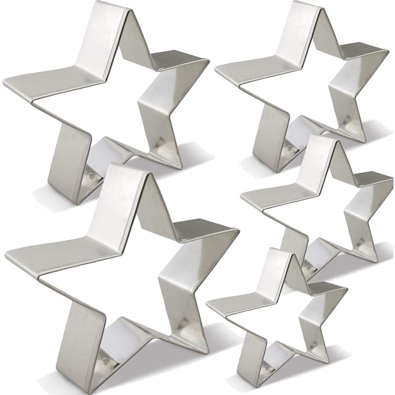 Metaltex Moldes Para Cortar Galletas Estrella 5Pzas - Farmacias Arrocha