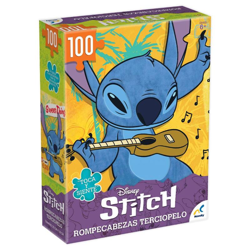 Novelty Rompecabezas 100pzas Especial Aterciopelado Stitch - Farmacias Arrocha
