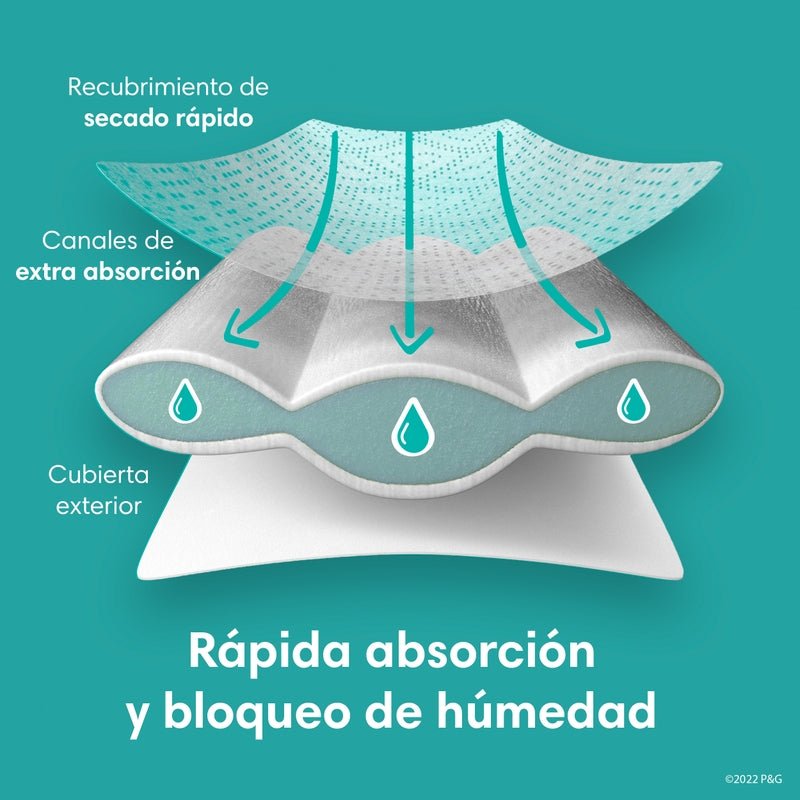 Pañales Pampers Swaddlers Talla 4, 22 unidades - Farmacias Arrocha