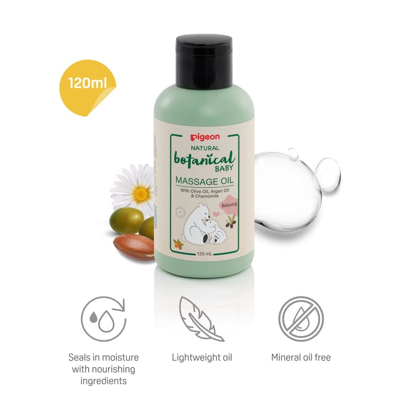 Pigeon Botanic Aceite Para Masajes 120Ml - Farmacias Arrocha