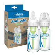Dr Brown'S Set 2 Biberón de Vidrio Anti Cólico 4oz - Farmacias Arrocha