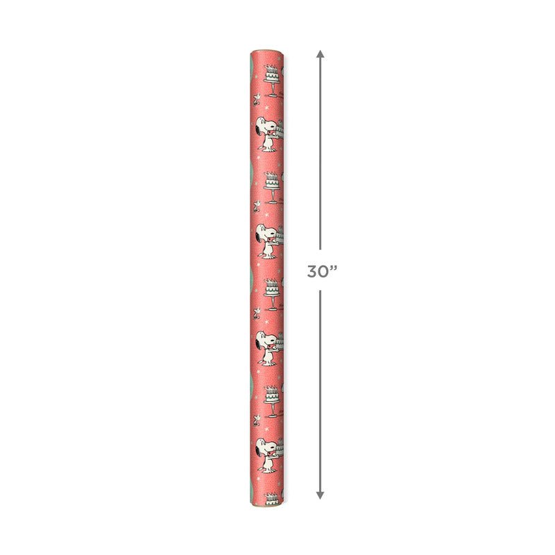 Hallmark Papel De Regalo Peanuts Snoopy Happy Birthday 25Ft² - Farmacias Arrocha