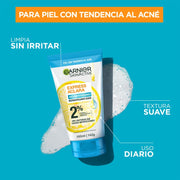 Scrub Limpiador Profundo Anti Imperfecciones Express Aclara Garnier Ácido Salicílico 150 ml - Farmacias Arrocha