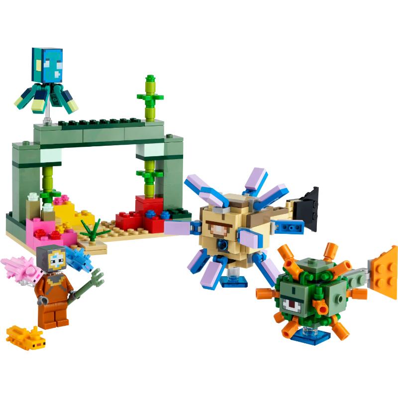 Lego Minecraft La Batalla Contra El Guardian - Farmacias Arrocha