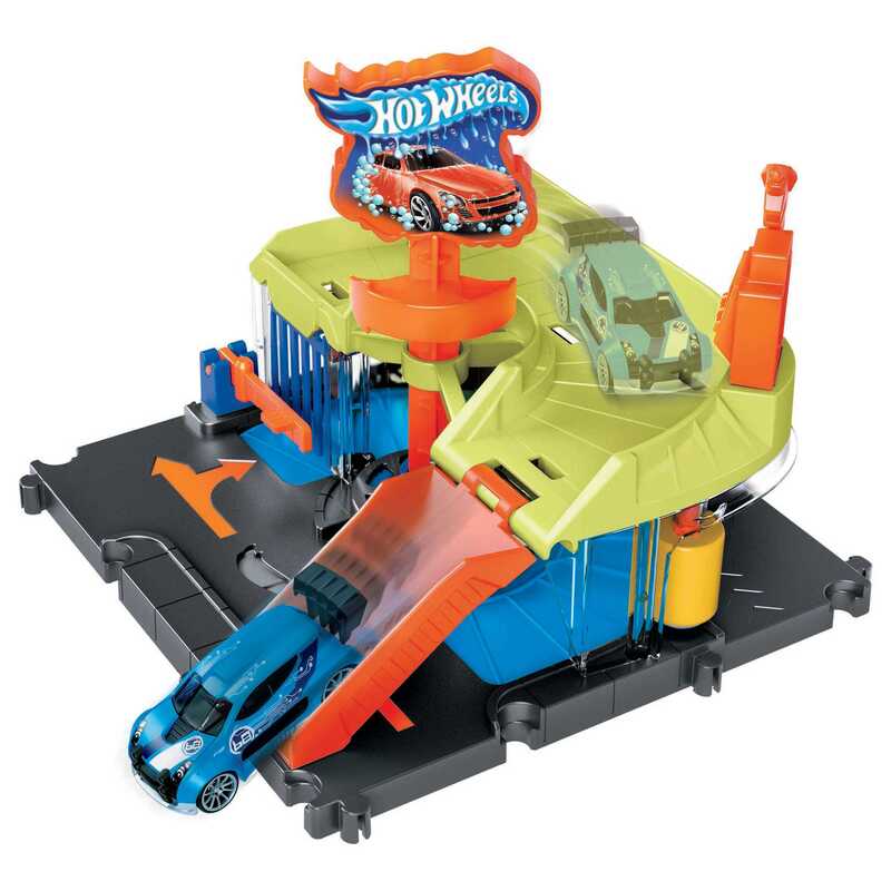 Hot Wheels City Pista De Juguete Autolavado De La Ciudad - Farmacias Arrocha