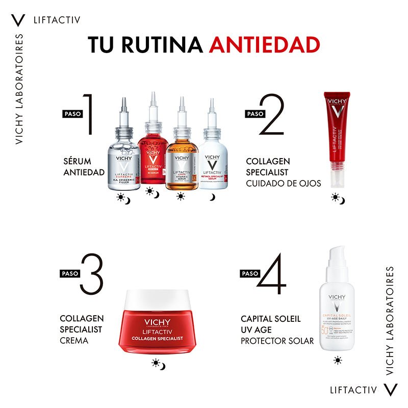 Vichy Liftactiv Collagen Specialist Contorno de Ojos 15ml - Farmacias Arrocha