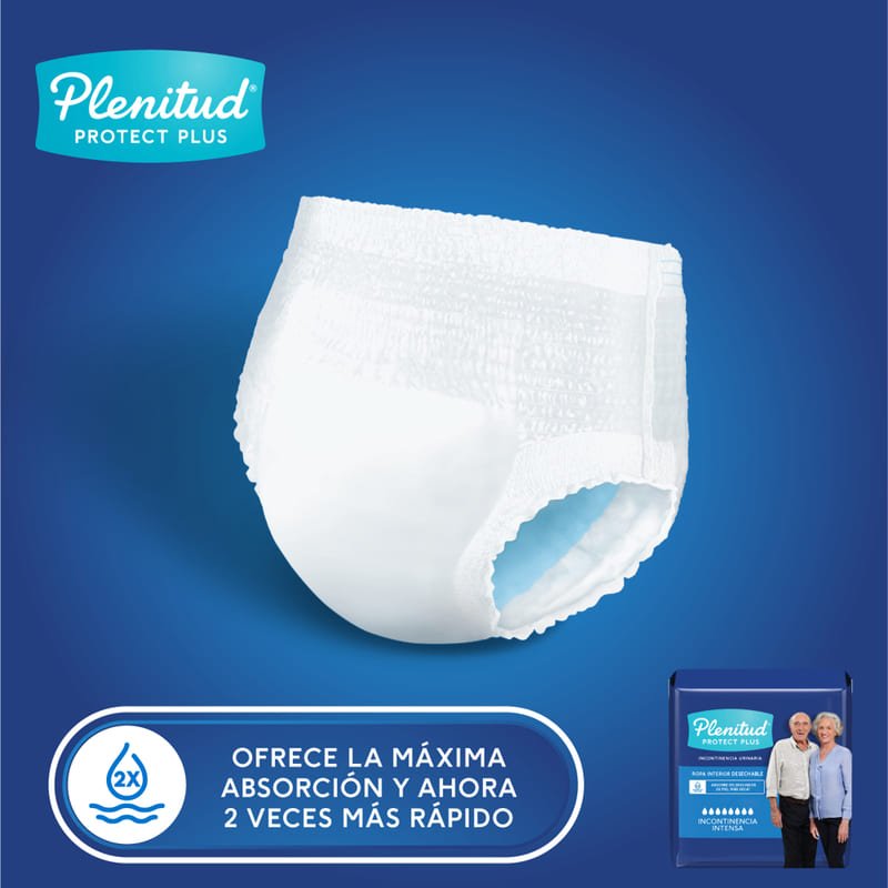 Ropa Interior Desechable Adulto Plenitud Protect Plus P/M 16U - Farmacias Arrocha