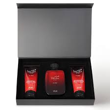 RASASI HAWAS FIRE GIFT SET EDP (100ML + FACE & BEARD WASH 100ML + SHOWER GEL 100ML) - Farmacias Arrocha