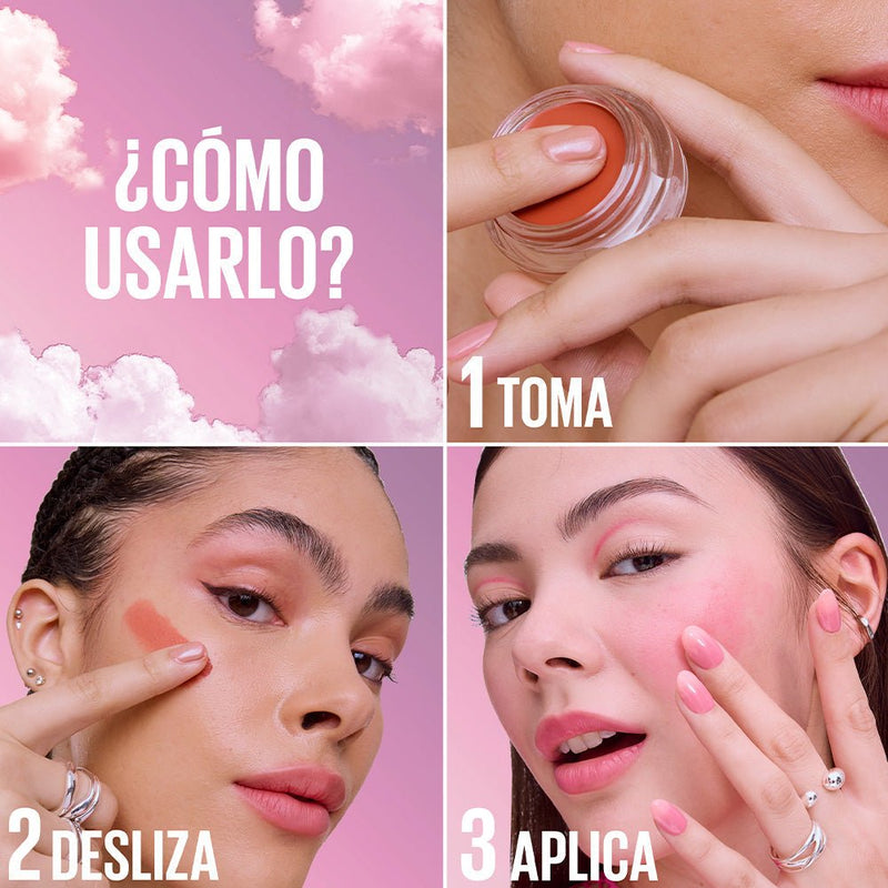 Rubor en Mousse para Mejillas y Labios Maybelline 5g - Farmacias Arrocha