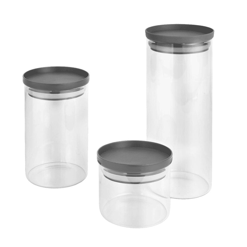 Set de 3 frascos de vidrio - Farmacias Arrocha