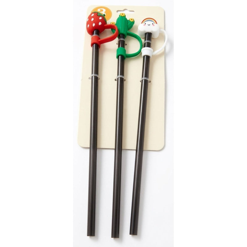 Set de 3 Pajillas con Cubierta de Silicona - Farmacias Arrocha