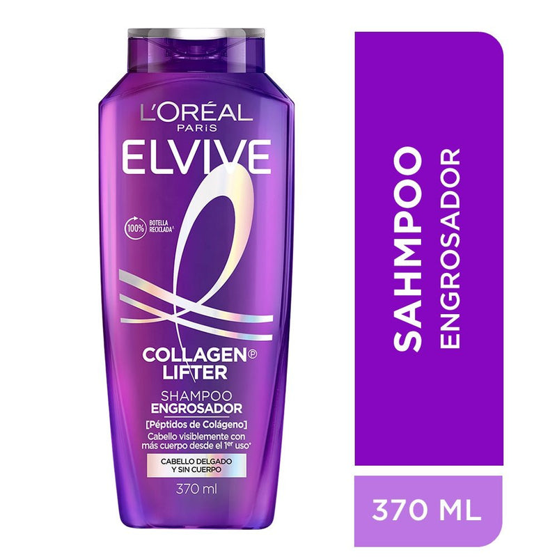Shampoo L'Oreal Paris Colageno Lifter 370ml - Farmacias Arrocha