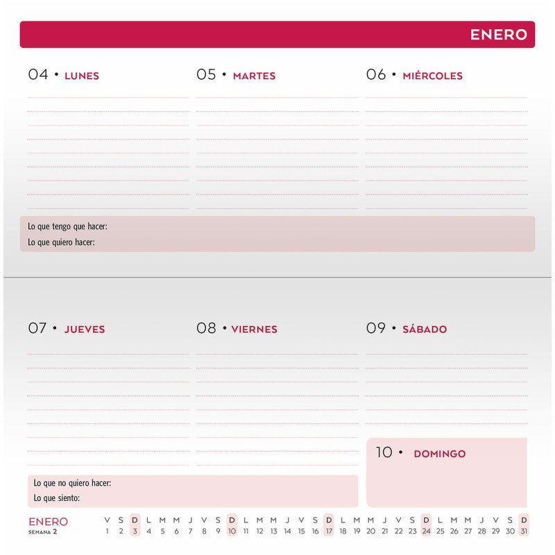 V&R - Agenda Pocket 2027 Amarillo - Farmacias Arrocha