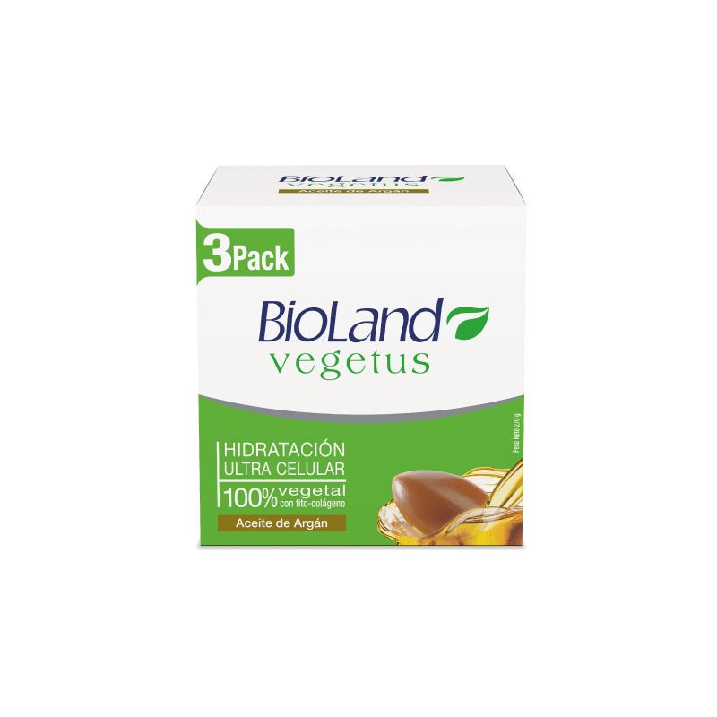 Bioland Jabón 3Pack Argán - Farmacias Arrocha
