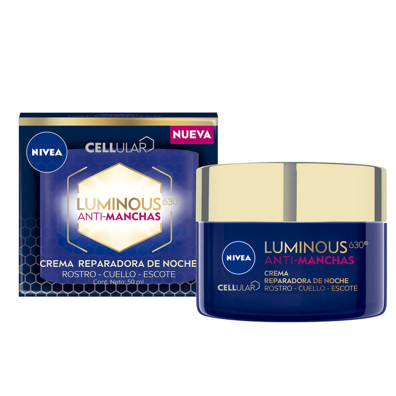 Nivea Crema De Noche Anti-Manchas Luminous 630 50 Ml - Farmacias Arrocha