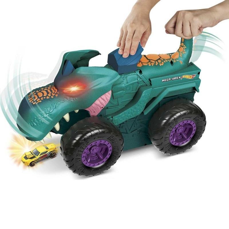 Hot Wheels Monster Trucks Car Chompin' Mega-Wrex - Farmacias Arrocha