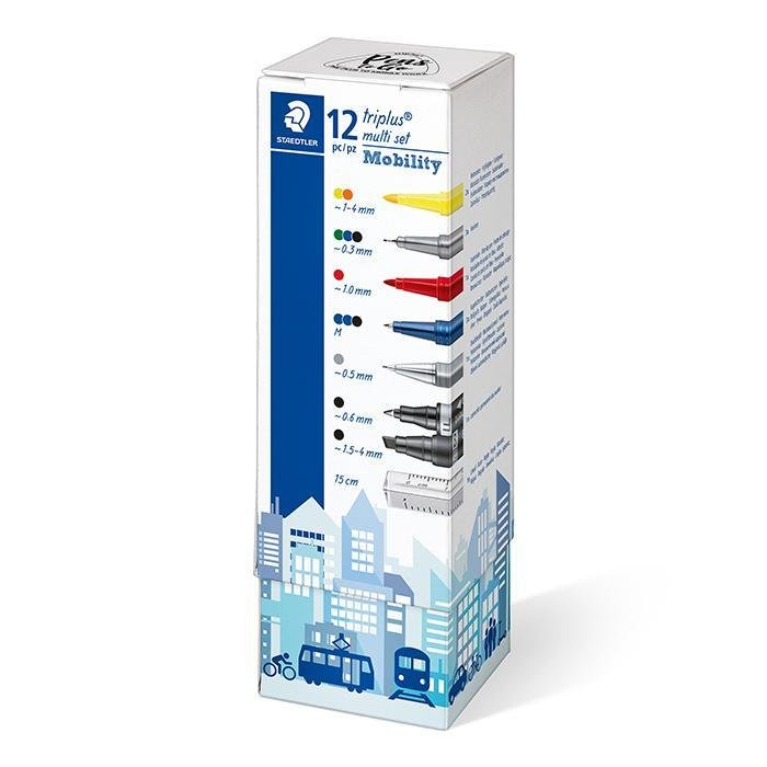 Staedler Triplus Multi Set Mobility 12 Pcs - Farmacias Arrocha