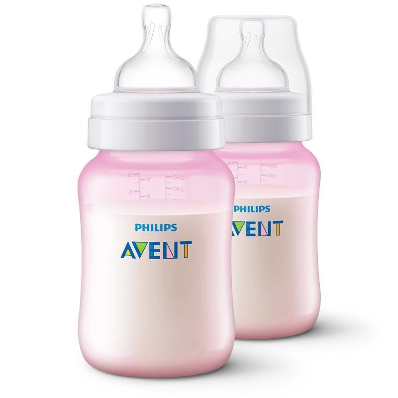 Avent Biberon Bot. Anticolico Pp Duo 9Oz Rosa - Farmacias Arrocha