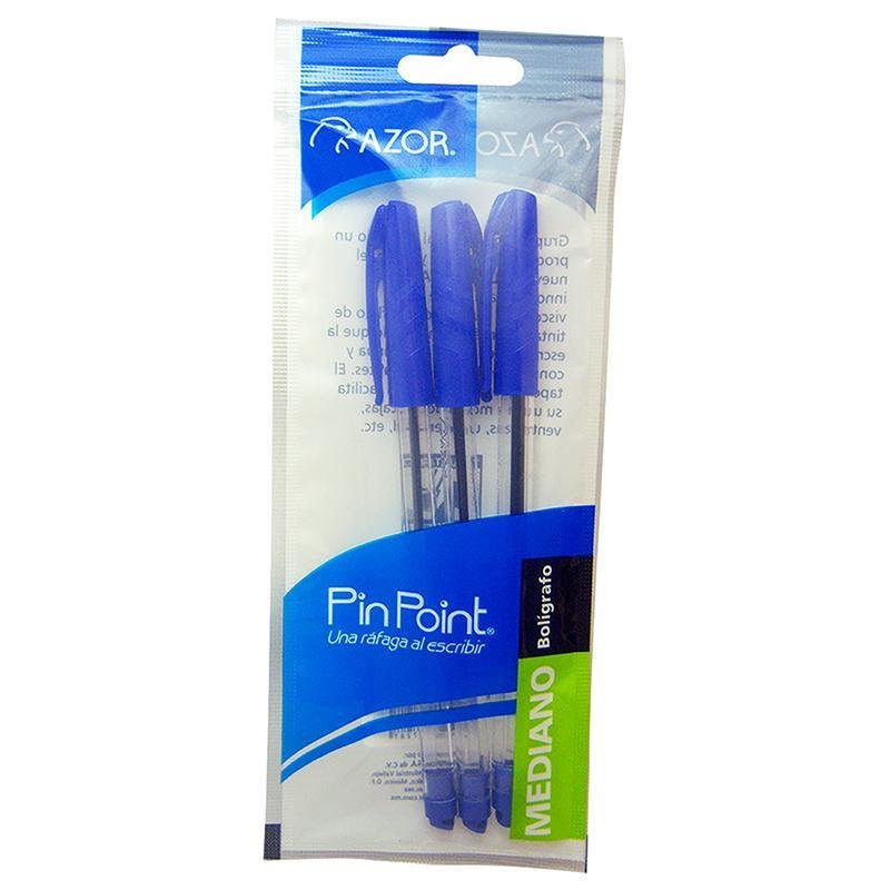 Azor Boligrafo Punto De Agua 1.0Mm Azul - Farmacias Arrocha
