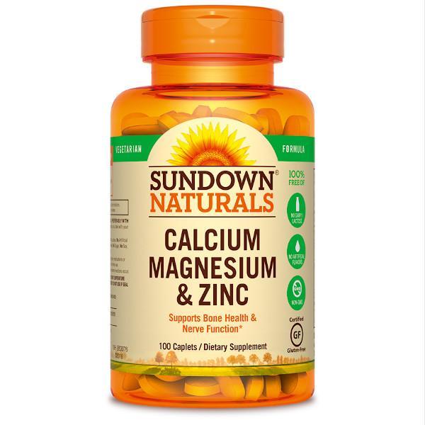Sundown Naturals Cal/Mag/Zinc Caplets - Farmacias Arrocha