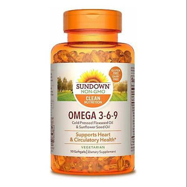 Sundown Naturals Vegetarian Omega 3.6.9 50 softgels - Farmacias Arrocha