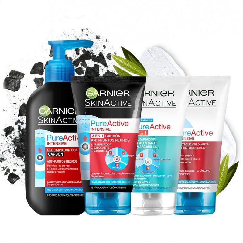 Garnier Pure Active Gel Limpiador Anti Puntos Negros - Farmacias Arrocha