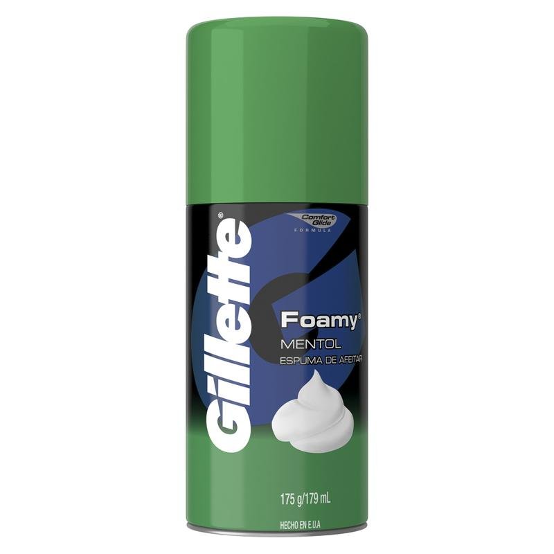 Gillette Crema De Afeitar Foamy Menthol - Farmacias Arrocha