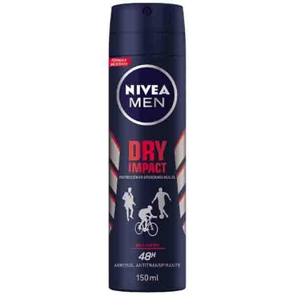 Nivea Deo Spray Dry Impact 150 Ml. - Farmacias Arrocha