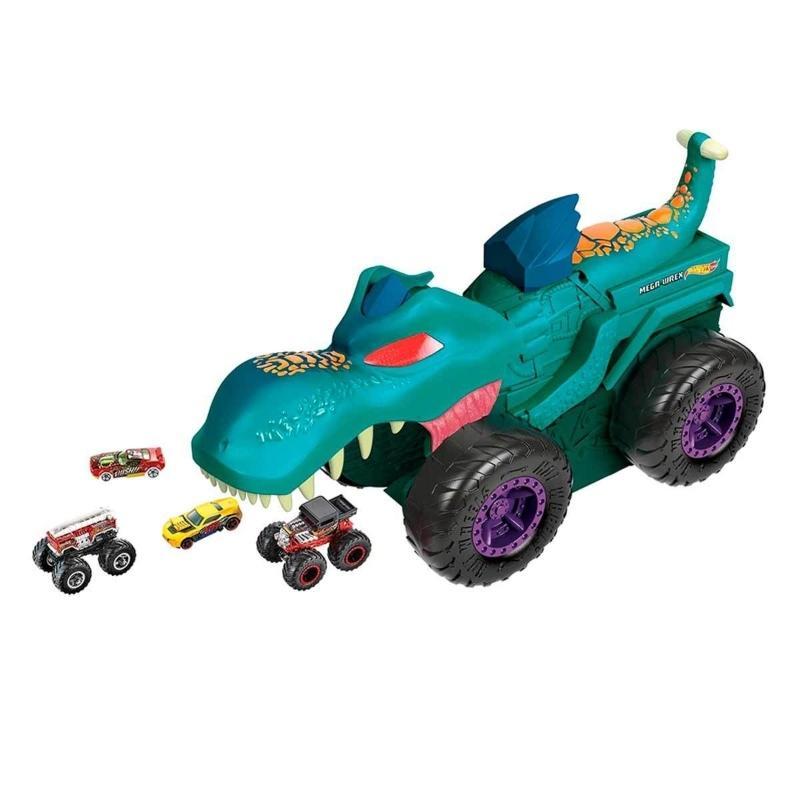 Hot Wheels Monster Trucks Car Chompin' Mega-Wrex - Farmacias Arrocha