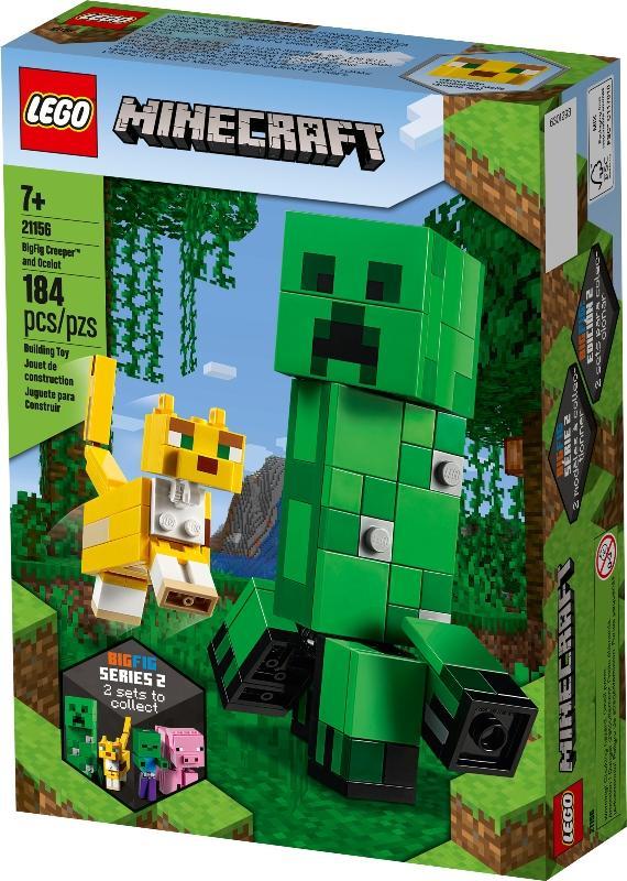 Lego Minecraft Bigfig: Creeper Y Ocelote - Farmacias Arrocha