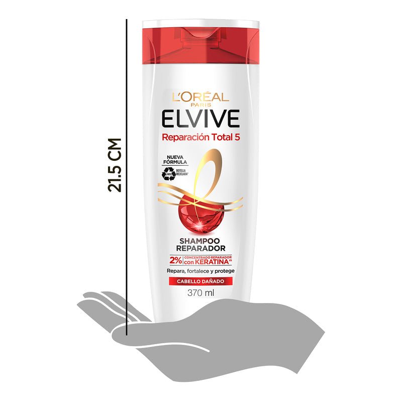 L'Oreal Elvive Shampoo Reparador Reparación Total 5 370Ml - Farmacias Arrocha