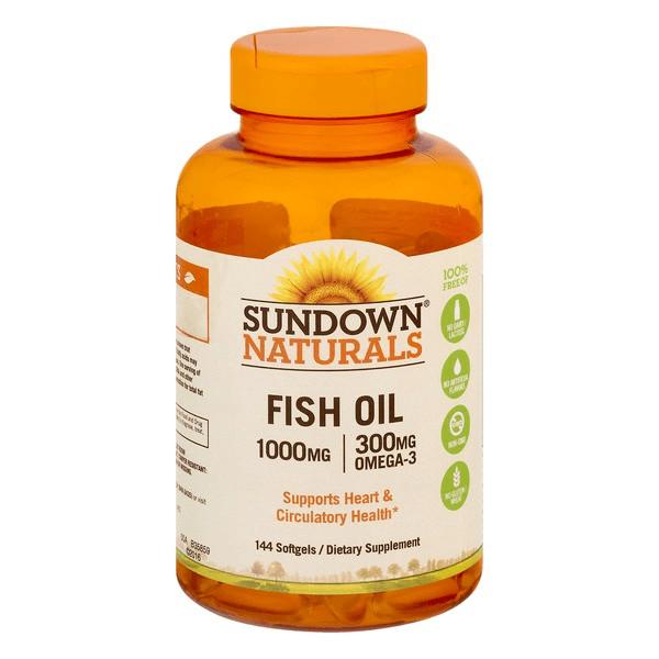 Sundown Naturals Fish Oil 1000 mg Softgels BONUS - Farmacias Arrocha