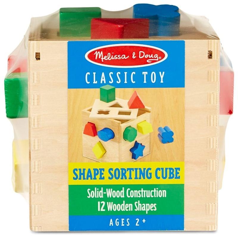 Melissa & Doug Cubo de Madera para Clasificar Formas - Farmacias Arrocha