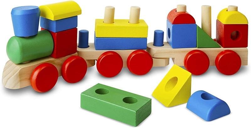 Melissa & Doug Tren de Madera Apilable - Farmacias Arrocha