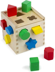 Melissa & Doug Cubo de Madera para Clasificar Formas - Farmacias Arrocha