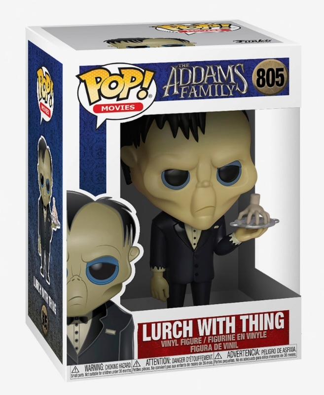 Funko Pop Movies: Addams Family - Lurch with Thing - Farmacias Arrocha