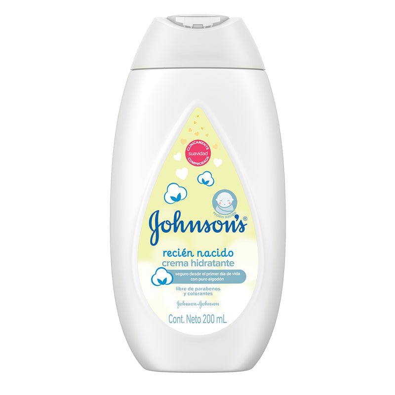 Johnson Gel Crema Hid Recien Nacido 200Ml - Farmacias Arrocha