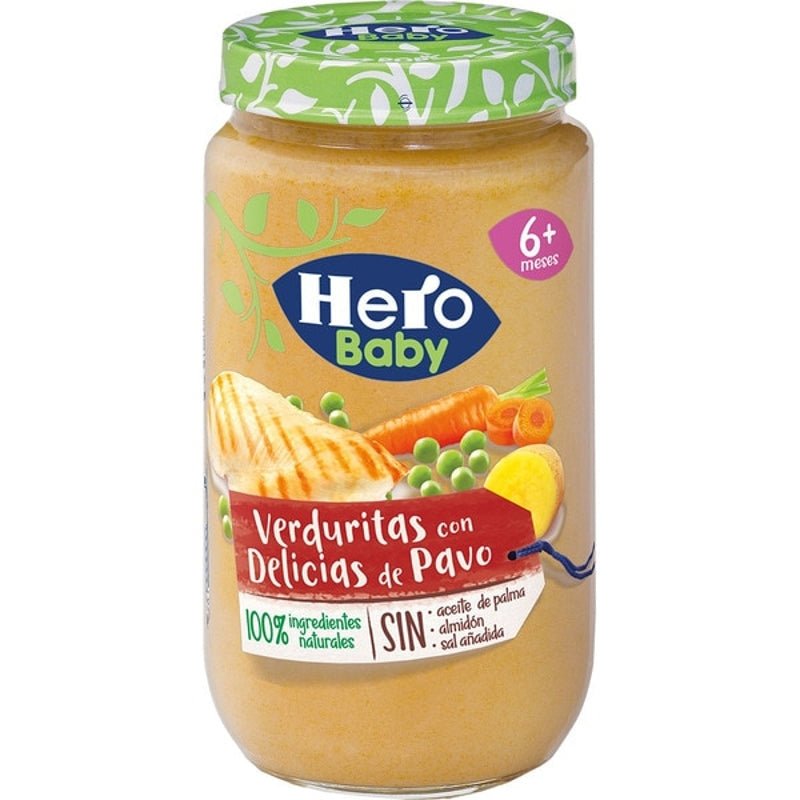 Hero Baby Verduritas Con Delicadas De Pavo - Farmacias Arrocha