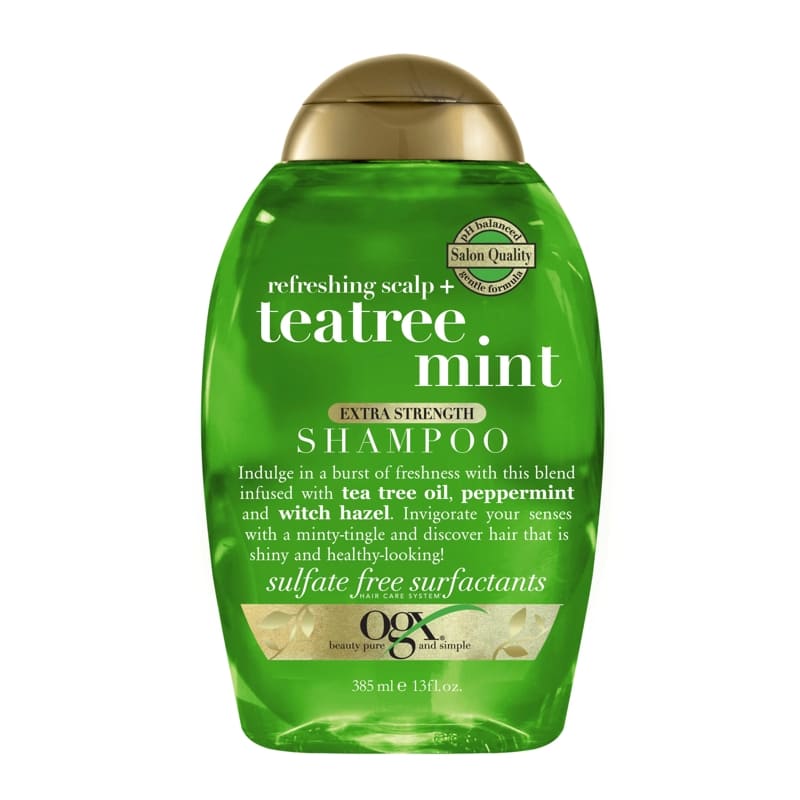 OGX Extra Strength Refreshing Scalp + Tea Tree Mint Shampoo 13 Oz - Farmacias Arrocha