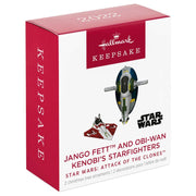 Hallmark Ornamento Jango Fett & Obiwan Starfighter - Farmacias Arrocha