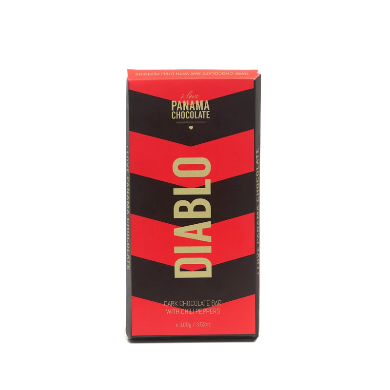 I Love Panama Chocolate DIABLO Chocolate Oscuro 70% Con Ají Chombo 100g - Farmacias Arrocha