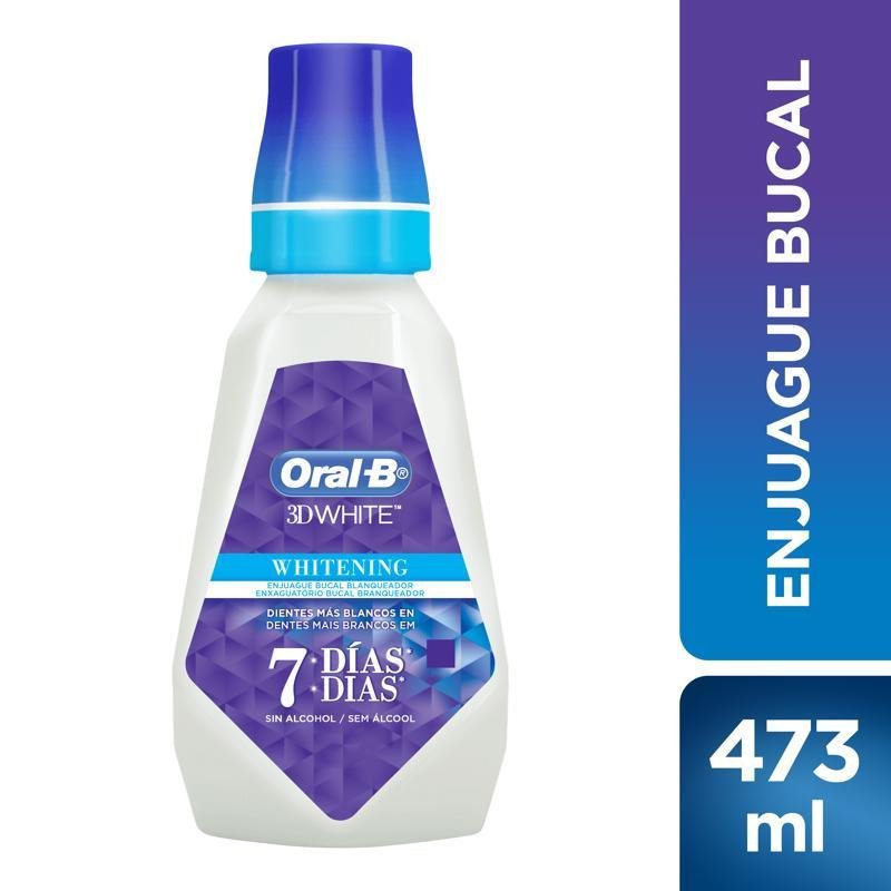 Oral B Enjuague Bucal 3D 473Ml - Farmacias Arrocha
