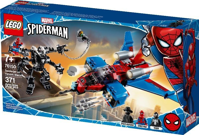 Lego Marvel Spider-Man: Jet Arácnido Vs. Armadura Robótica De Venom - Farmacias Arrocha