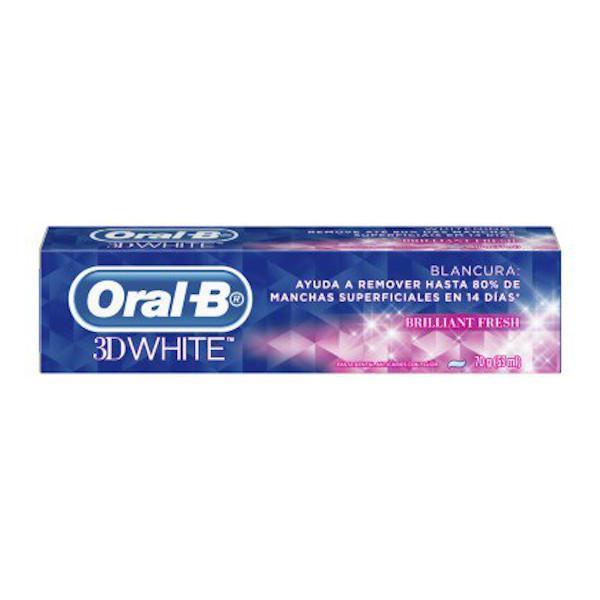 Oral B 3D White Pasta Brilliant Fr 75Ml - Farmacias Arrocha