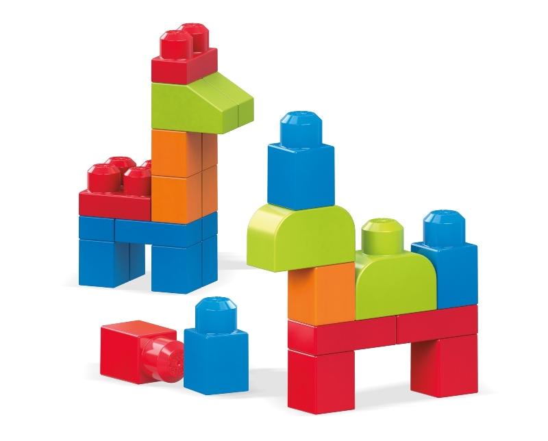 Mega Bloks Bolsa Mediana Construcción, 40 Bloques - Farmacias Arrocha