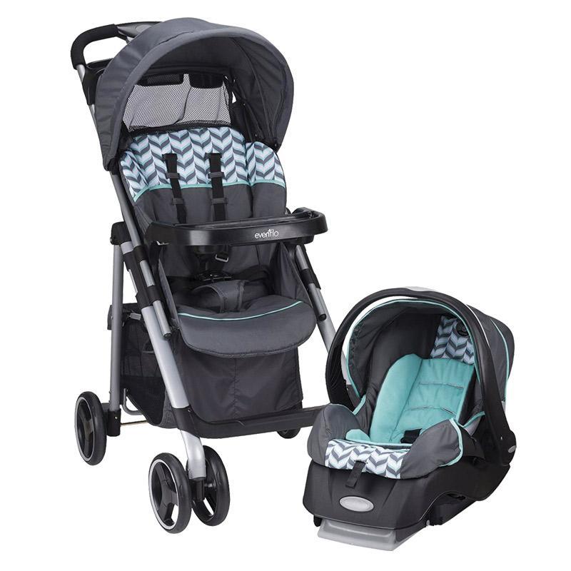 Evenflo Vive Travel System With Embrace Spearmint Spree - Farmacias Arrocha