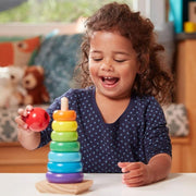 Melissa & Doug Aros de Madera Apilables Multicolor - Farmacias Arrocha