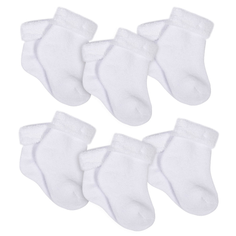 Gerber Medias Blancas Unisex 6PK 3-6M - Farmacias Arrocha