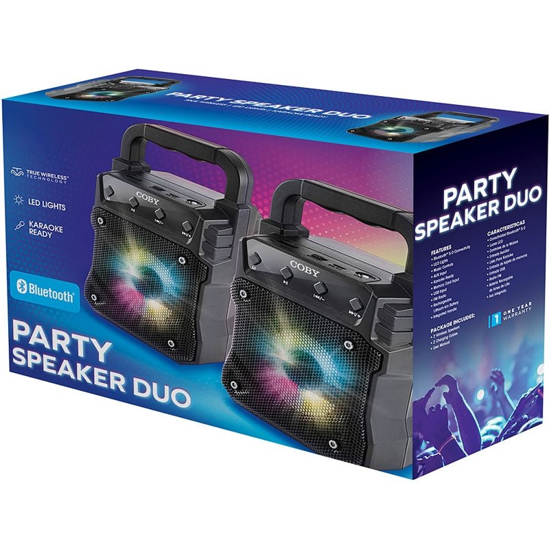 Coby Combo de 2 Bocinas Bluetooth - Farmacias Arrocha