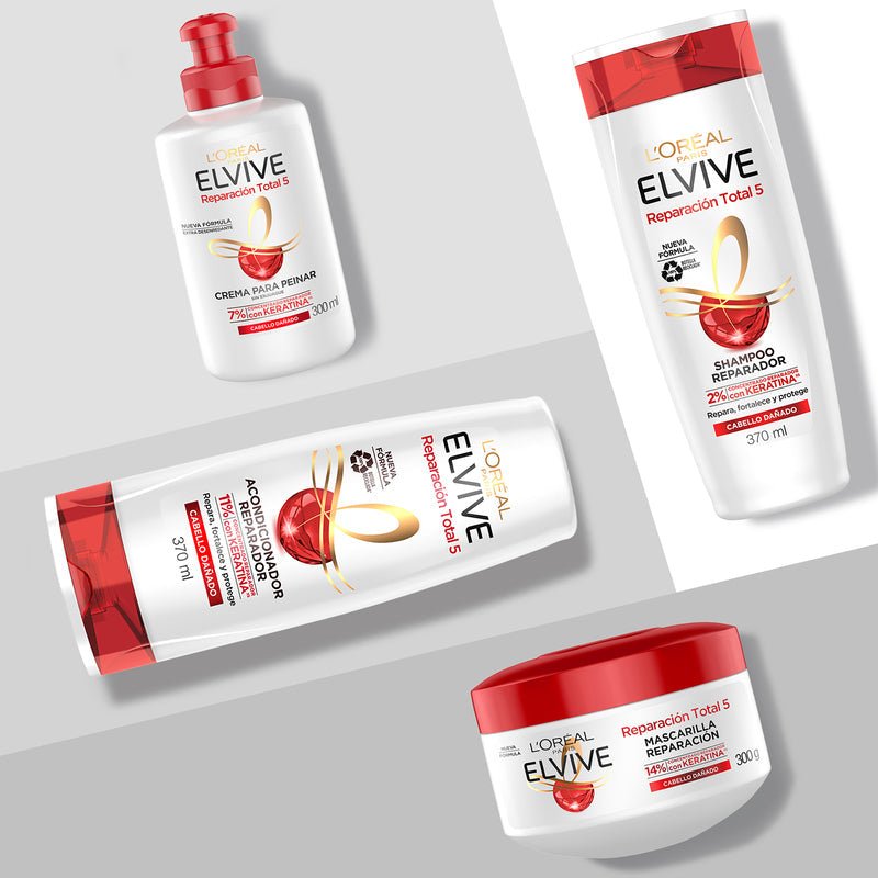 L'Oreal Elvive Acondicionador Reparador Reparación Total 5 370Ml - Farmacias Arrocha